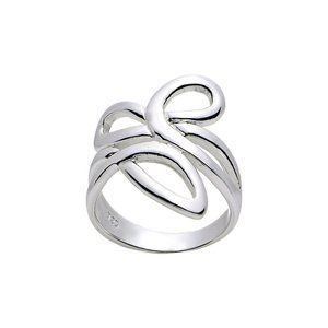 New Beautiful 925 Silver Swirl Ring